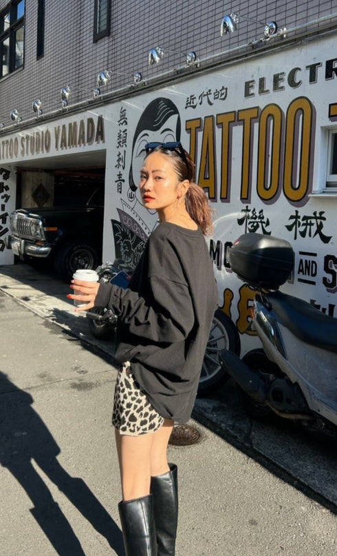 ニットショートパンツ